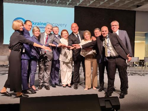 L'assessore Zilli all'evento "On the Road to Ukraine Recovery Conference 2025 Dimensione locale e regionale"